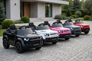 Macchina Elettrica per Bambini Licenza Land Rover Defender Small 12V con Telecomando Rosso