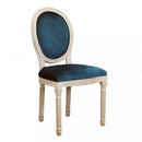 Sedia Constance 48x46x96 h cm in Velluto Blu