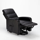Poltrona Alzapersona Elettrica 1 Motore 71x76x116 cmin Similpelle Nero
