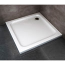 Piatto Doccia Quadrato H5cm in ABS Rinforzato Bianco Varie Misure