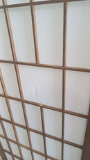 Paravento Separè 3 Pannelli 130,5x178cm in Legno Tosini Noce Seconda Scelta