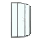 Box Doccia Semicircolare 2 Ante Scorrevoli in Cristallo Trasparente 6mm H195 Bonussi Giuly Varie Misure