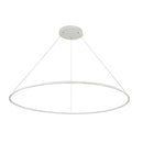 Lampada pendente Modern in Metallo Nola Bianco