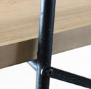 Mobile  Bennett 145x44x176 h cm in Metallo Nero