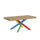 Tavolo Allungabile 180-284x90x77 cm Volantis Quercia Naturale