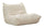Poltrona Mask Bianca 103x100x80 cm in Spugna e Poliestere Bianco