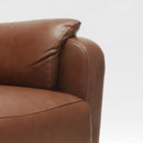 Poltrona Relax Reclinabile Manuale 75x95x103 cm in Similpelle Marrone