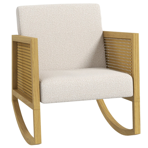 sconto Poltrona a Donodolo 60x76x74 cm in Poliestere e Legno di Pioppo Grigio