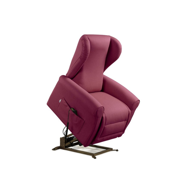 Poltrona Alzapersona Elettrica 2 Motori 90x100x90 cm Sofa in Microfibra Dispositivo Medico 1 Viola prezzo