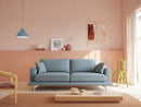 Divano 3 Posti 198x88x93 cm in Tessuto Verde