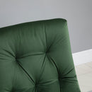 Sedia Imbottita 55x75x90 cm in Tessuto Verde