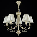 Lampadario Elegant in Metallo Olivia Avorio