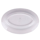 Piatto da Portata 47x34x10 cm  in Ceramica VdE Tivoli 1996 Face to grey 