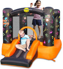 Castello Giostra Gonfiabile Interattivo Kidz Rock con Pompa Happy Hop