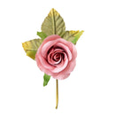 Set 24 Mini Rose Artificiali Ø 5x H 12 cm
