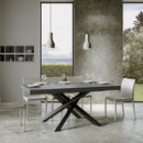 Tavolo Allungabile 140-244x90x77 cm Volantis Cemento   