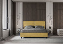 Letto Matrimoniale Nandy Ocra Varie Misure
