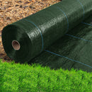 Telo Rotolo Pacciamatura da Giardino in Plastica 1x5m per Orto Verde