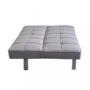 Divano Letto Aaron 178x80x71 cm in Tessuto Grigio
