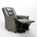 Poltrona Alzapersona Elettrica 1 Motore 68x77x109 cmin Similpelle Grigio