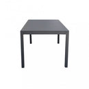 Tavolo Milo 150x90x74 h cm in Alluminio Antracite