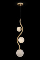 Lampada pendente Modern in Metallo Uva Oro