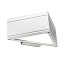Lampada Applique Orizzontale Colore Bianco per Esterno Linea Three Livos