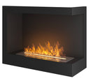 Camino a Bioetanolo da Incasso 60x45 cm  Corner 600 Right Nero