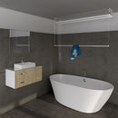 Stendibiancheria da Soffitto Salvaspazio per Interni e Esterni con 5 Aste da 180cm (altezza soffitto 270 cm) Stendinik