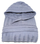 Accappatoio in Spugna 100% Cotone Sally Lines Denim Blue Taglia S/M