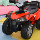 Quad Cavalcabile 60x31x42 cm con Luci e Suoni Goodyear Rosso e Nero