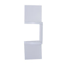Libreria Moderna con Mensole da Parete in Legno MDF Bianco 16x16x50 cm 