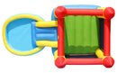 Castello Giostra Gonfiabile Acquatico con Pompa Happy Hop con Piscina