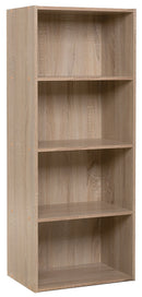 Mobile Libreria 4 Ripiani in Truciolato Fumer Rock Rovere