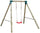 Altalena da Giardino 1 Posto 160x230x195 cm in Legno