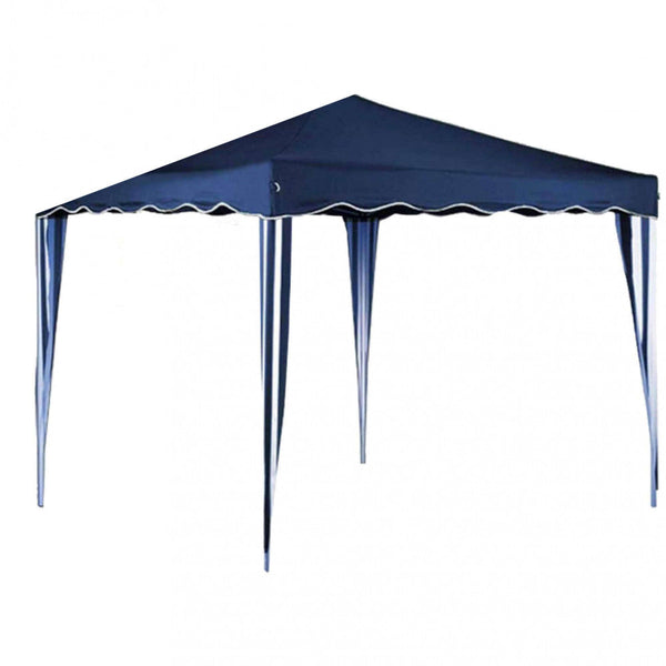 Gazebo Pieghevole 3x3 m in Acciaio Blu acquista