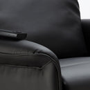 Poltrona Alzapersona Elettrica 1 Motore 60x73x104 cmin Similpelle Nero