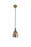 Lampada a Sospensione da Interno a LED in Metallo Ottone