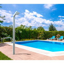 Doccia da Giardino Miscelatore e Lavapiedi ATI Docce UNI-1M Inox Anodizzato