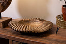Svuotatasche Geris Ø35x7 cm in Teak Riciclato      