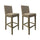 Set 2 Sgabelli 93x40x40 cm Edi Trinity 03 vellutino beige