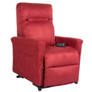 Poltrona Relax Elettrica Dalia con Alzapersona Lift 1 Motore in Microfibra Bordeaux