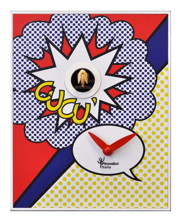 prezzo Orologio a Cucù da Parete 16,5x20x10cm Pirondini Italia D'Apres Roy Lichtenstein