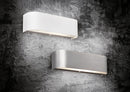 Applique da Interno a LED in Alluminio Alluminio Spazzolato