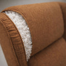 Poltrona Alzapersona 72x80-175x111 cm con Bracciolo Fisso Dispositivo Medico 1 in Poliestere Nosteo Lenny 641 Marrone 
