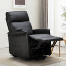 Poltrona Alzapersona Elettrica 1 Motore 60x73x104 cmin Similpelle Nero