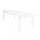 Tavolo Cuba Allungabile 220/280x100x75 h cm in Alluminio Bianco