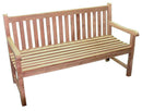 Panca 3 Posti da Giardino in Legno Teak Vorghini Lampedusa Seconda Scelta