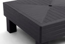Tavolino Keter Elements 65x65x29 cm Effetto Legno Grafite 
