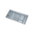 Portaposate per Cassetti 100 cm in Plastica Emuca Optima Grigio 